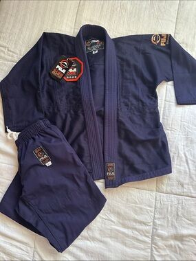 FUJI All-Around Kids Navy Blue BJJ Gi Size C1 new with tags